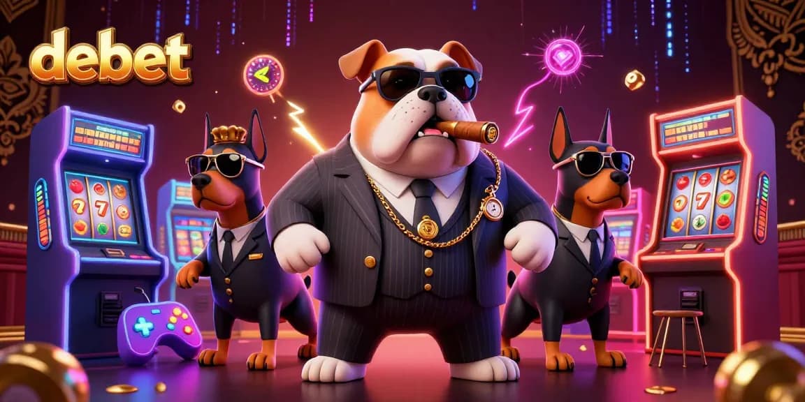 Engage in debet with thrilling slots and casino games featuring dynamic 3D mascots.
