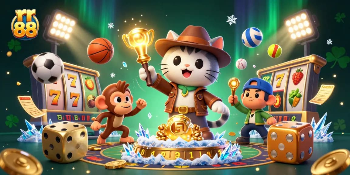 Experience rr 88, where the archaeologist cat and monkey uncover casino treasures and game excitement.