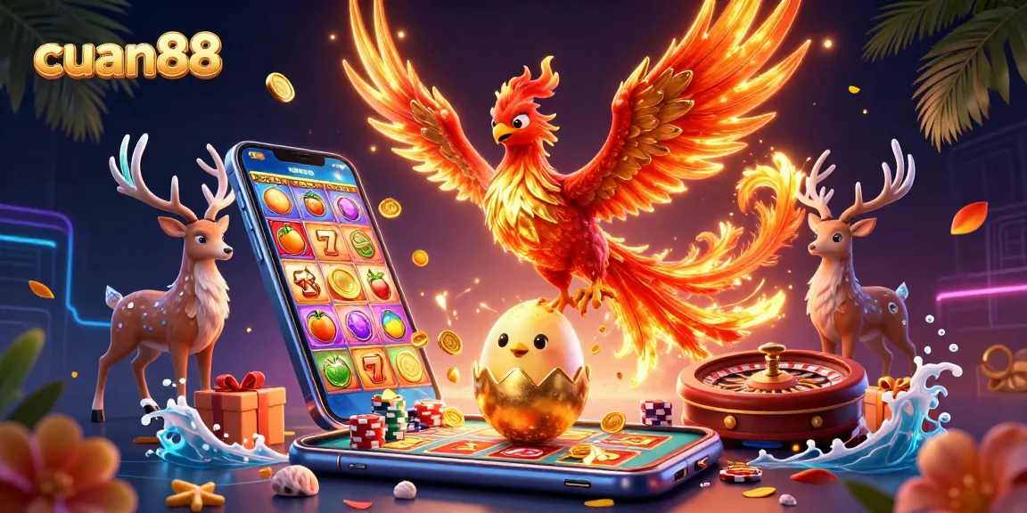 Raih kemenangan besar dengan cuan88 dalam permainan kasino dengan phoenix berapi.