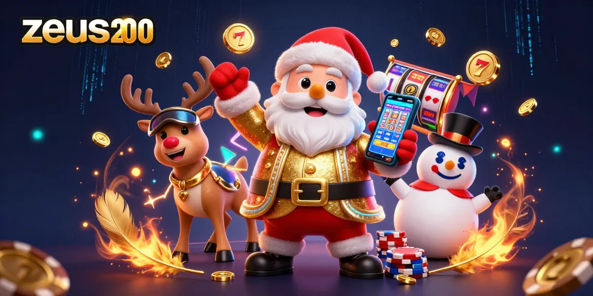 zeus200 menunjukkan slot jackpot di kasino bergaya, memikat dengan karakter lucu.