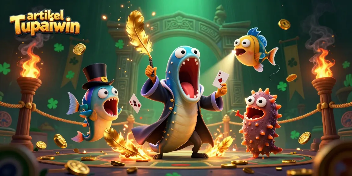 Artikel Tupaiwin menyajikan aksi menarik di dunia perjudian dengan ilustrasi berwarna-warni ini.