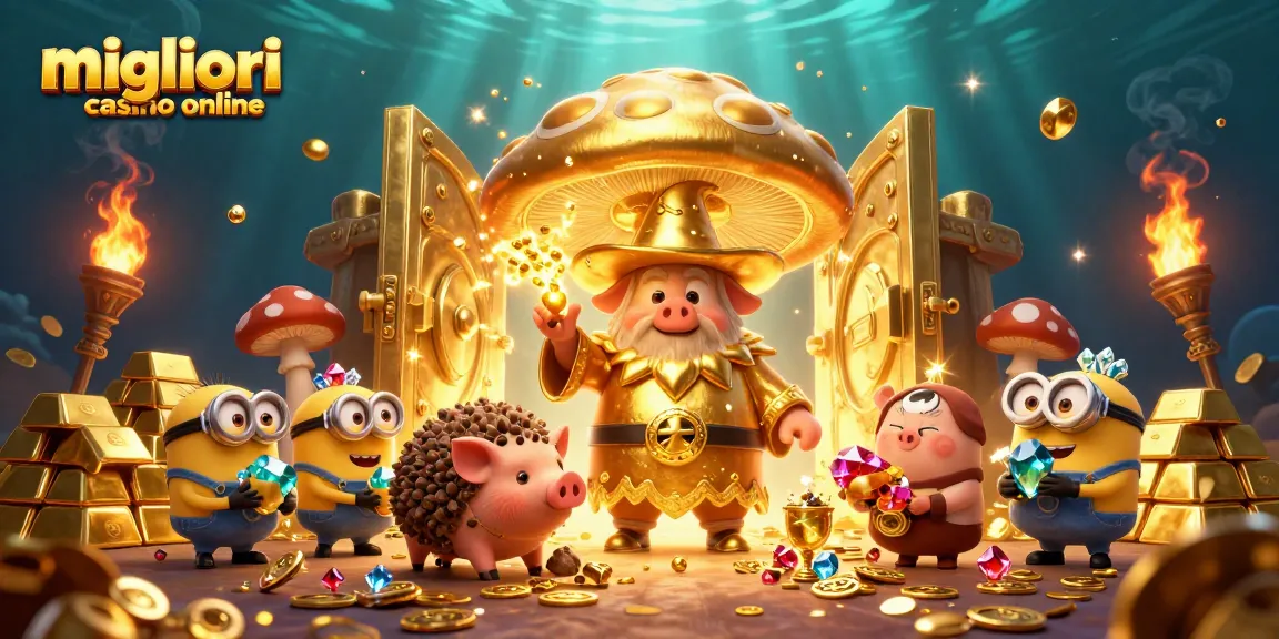 Illustra i migliori casino online svelando un mondo magico di tesori dorati e vincite immense.
