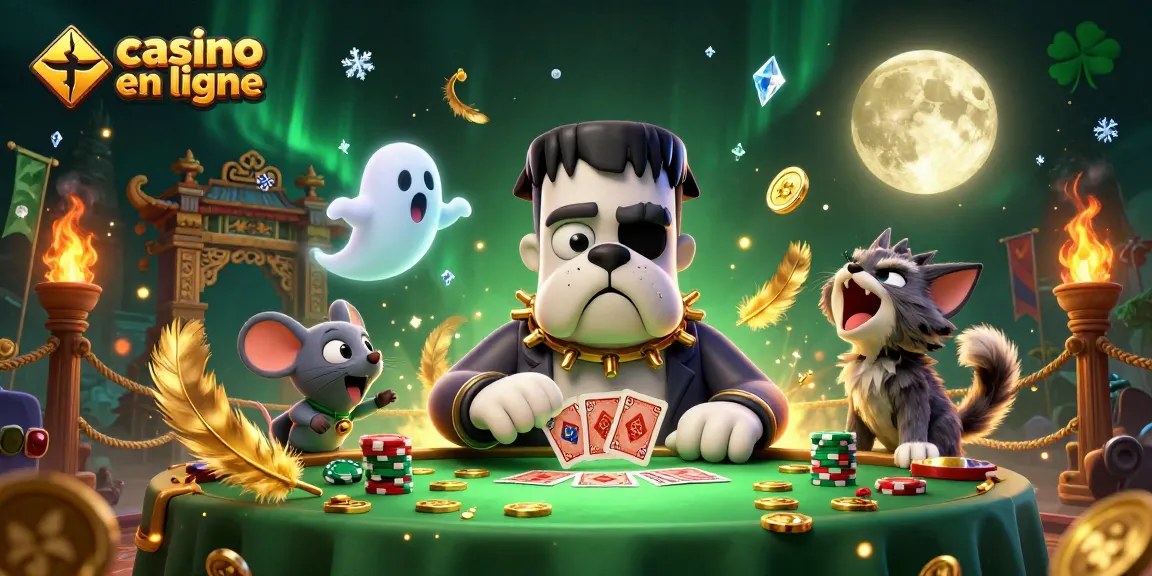 Jouez à des jeux de casino en ligne avec des personnages fantastiques dans un cadre animé.
