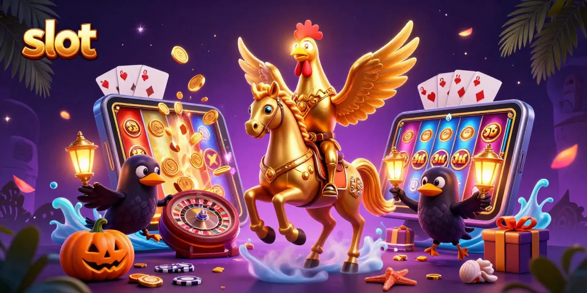 Unleash your winning potential with the vibrant slot experience in this captivating casino scene.