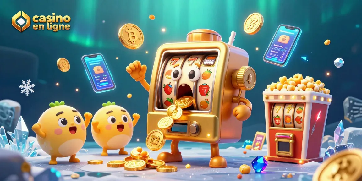 Gagnez au casino en ligne avec des machines à sous captivantes et des pièces numériques qui volent.