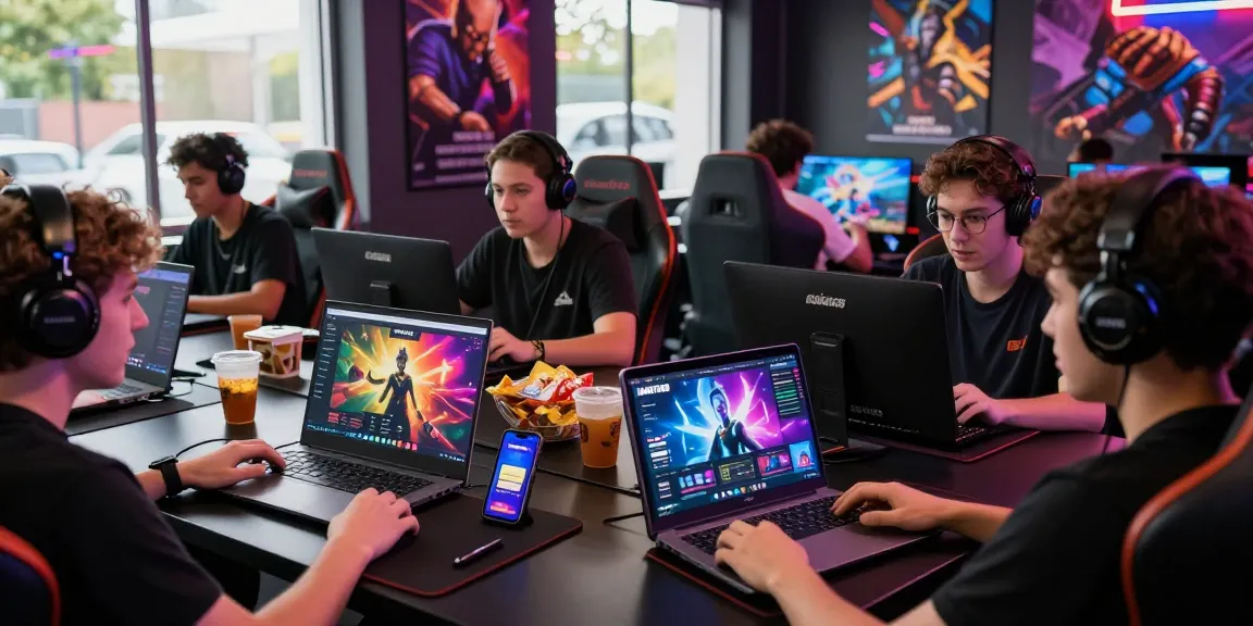 Exciting online gaming scene with players enjoying MANTRA88 platform across various devices, vibrant atmosphere.