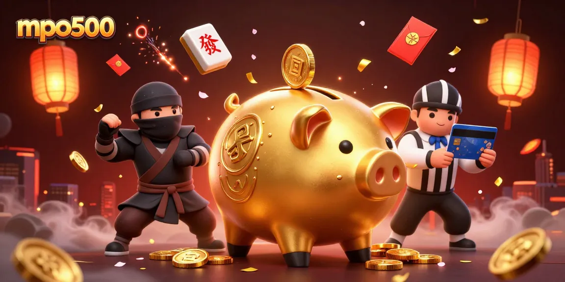 Engage with mpo500's powerful gaming elements in an exciting, visually rich casino scene.