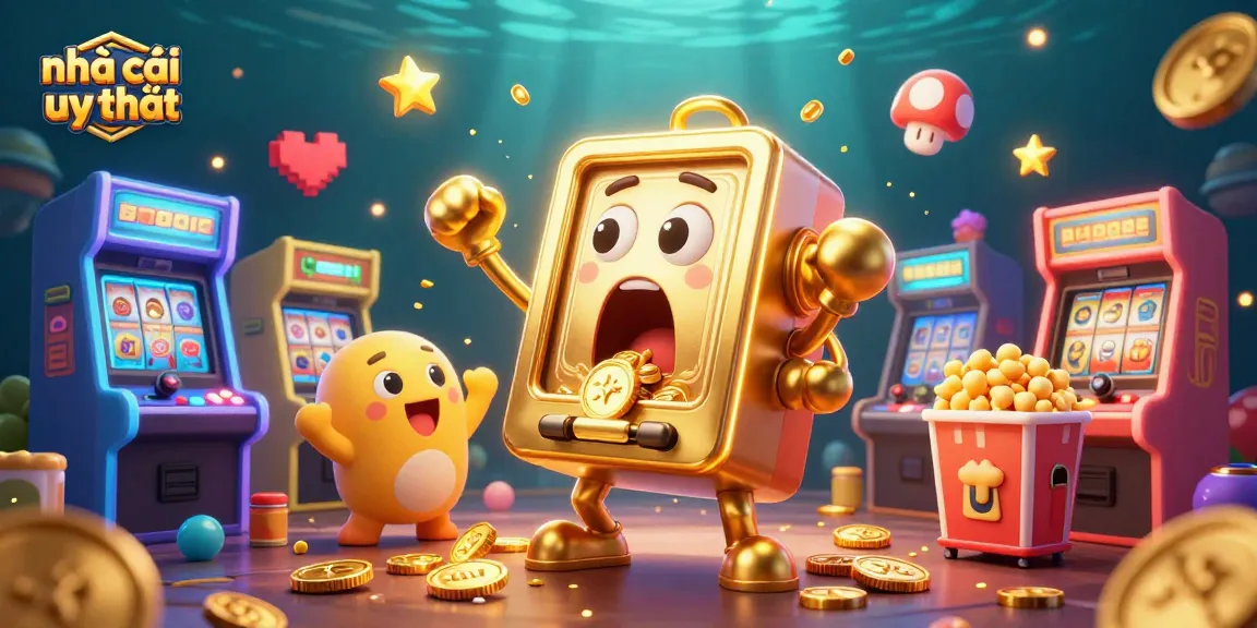 Discover exciting winnings with nhà cái uy tín in a vibrant 3D casino scene.