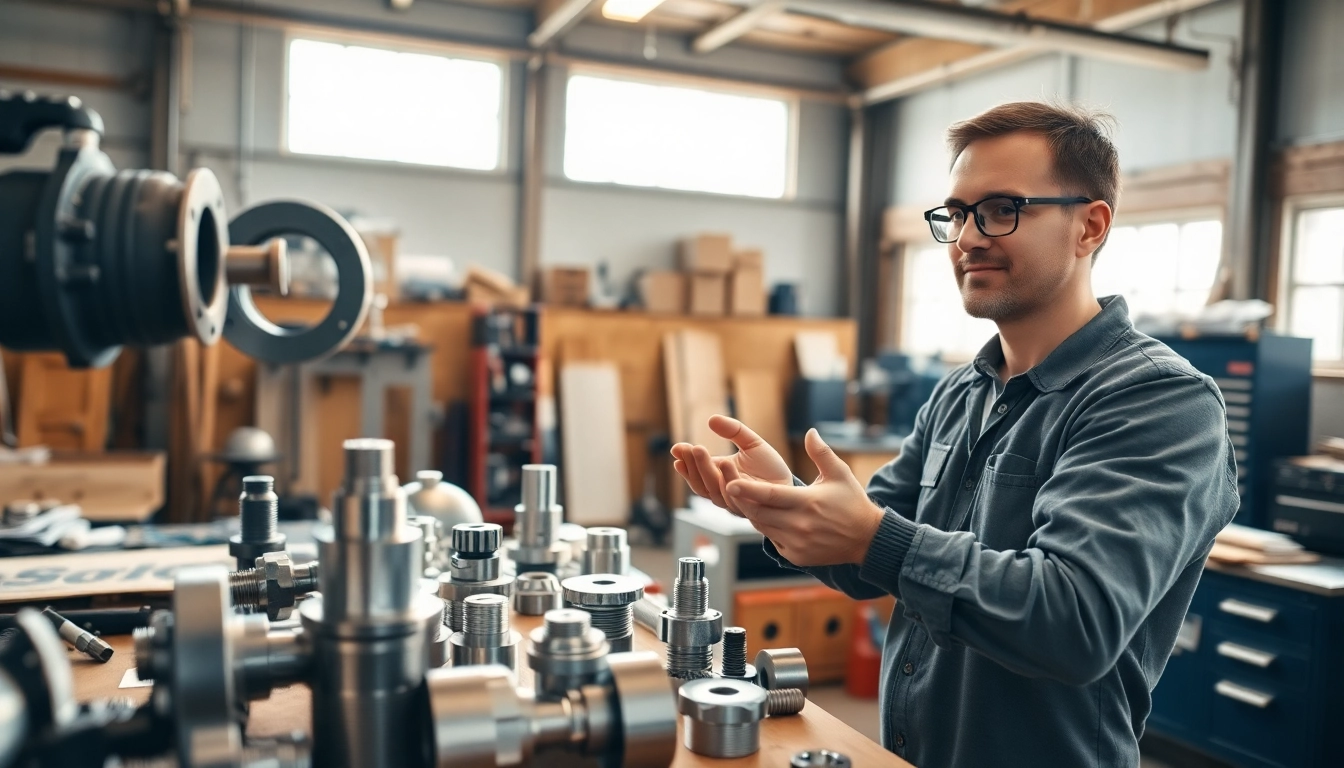 Explore bolt ons in a professional workshop with various tools and attachments.