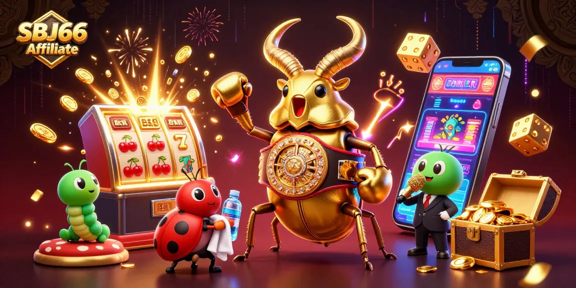 Engage with SBJ66 Affiliate for thrilling wins in a vibrant casino showdown scene