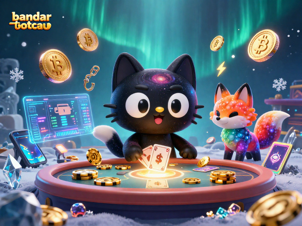 Engage in thrilling action at bandar toto macau with a vibrant cosmic casino scene.