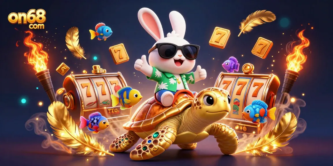 Experience thrilling game action at on68 com with animated characters and exciting slot elements.