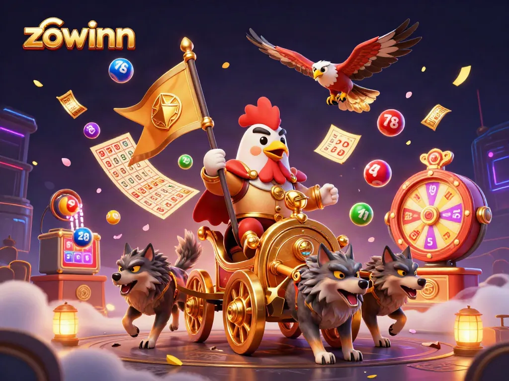 Engage with the lively gaming scene at zowinn featuring dynamic lottery elements and rich 3D characters.