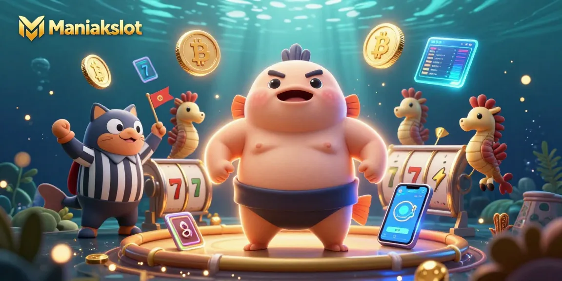 Experience the thrill of Maniakslot as the fugu challenges fortune in an underwater slot adventure.
