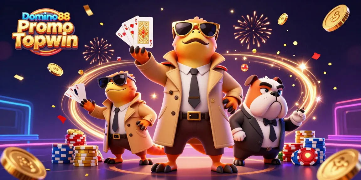 Experience thrilling gameplay with Domino88 Promo Topwin featuring raptors and casino fun!