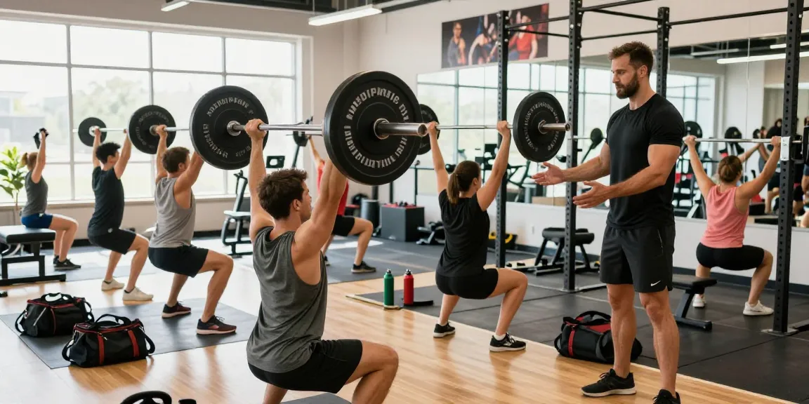 Medi Pharma Steroids weightlifting session in a vibrant gym focused on strength and health.
