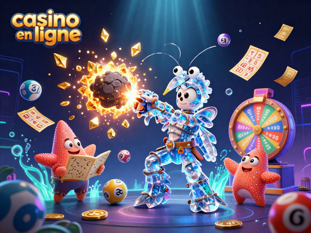 Jouez au casino en ligne avec des explorateurs galactiques et des trésors scintillants.
