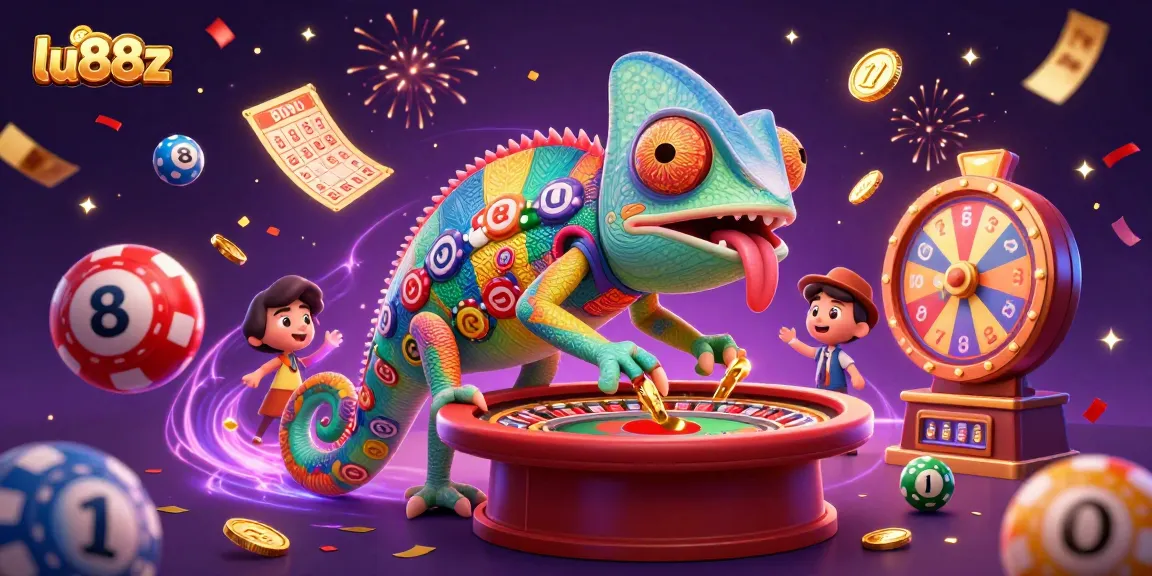 Engage in thrilling lottery action with lu88z's vibrant casino atmosphere filled with exciting elements.