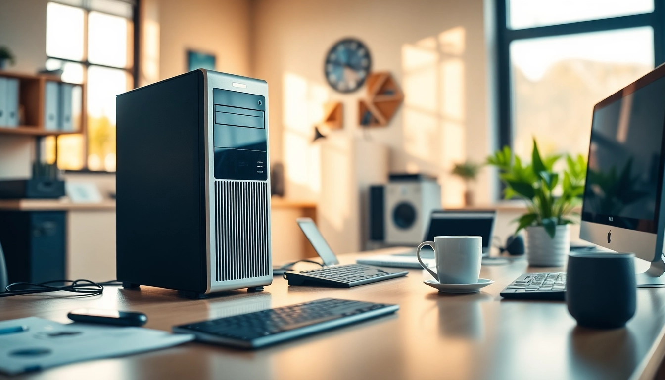 Αναβάθμιση με refurbished pc σε επαγγελματικό χώρο γεμάτο τεχνολογία.