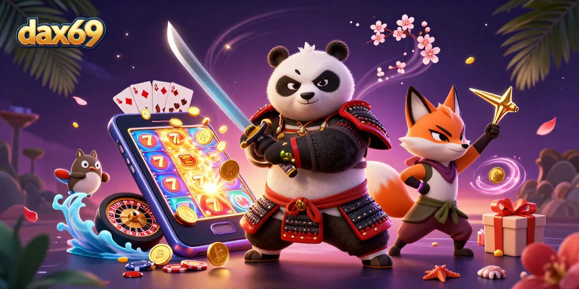 dax69 menghibur pemain dengan panda samurai dan ninja rubah, dalam pencarian slot yang menguntungkan
