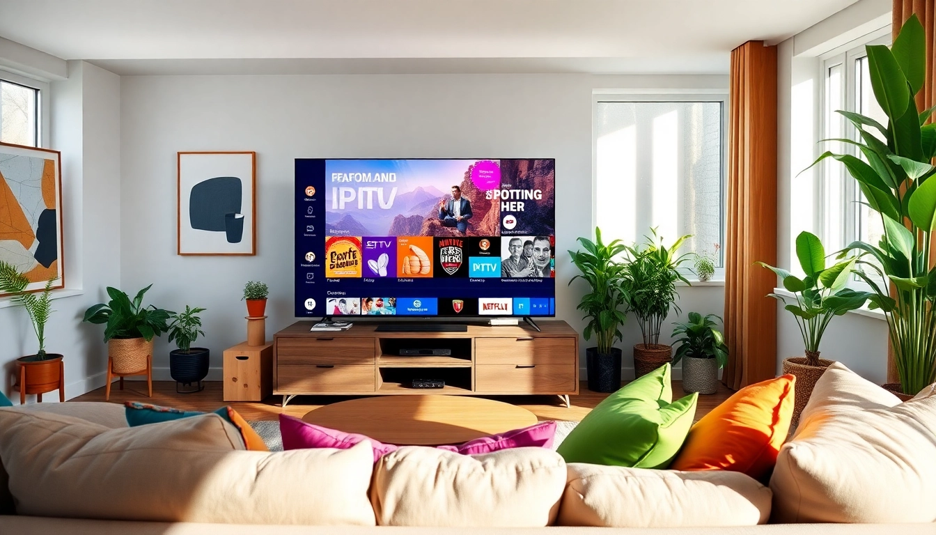 Enjoy smooth streaming with IPTV Denmark in a cozy Scandinavian living room setup