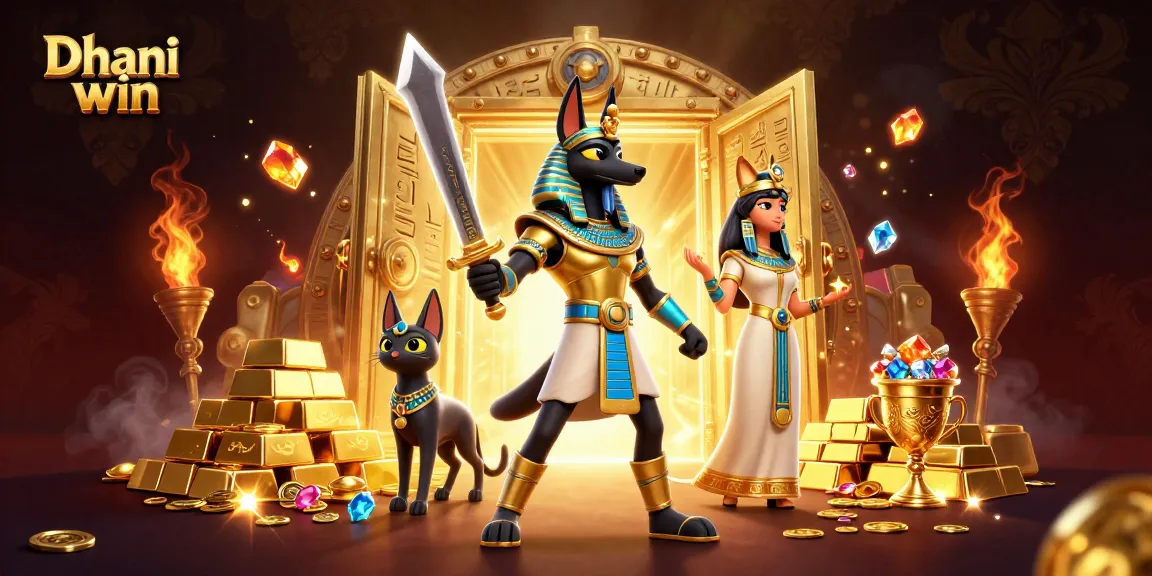 Win big on Dhani win with captivating ancient Egyptian-themed gaming elements and characters.