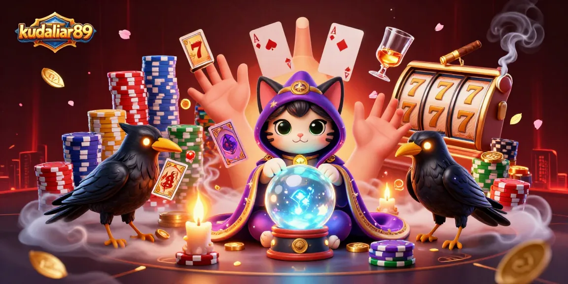 Engage in thrilling gameplay with kudaliar89, featuring mystical characters and dynamic casino elements.