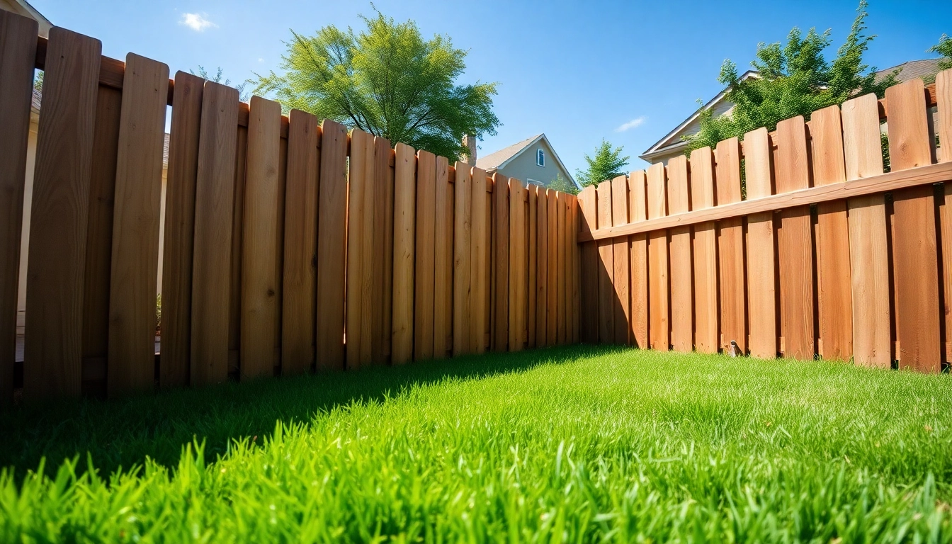 Fence Cleaning demonstrates a well-maintained wooden fence in a bright backyard setting.