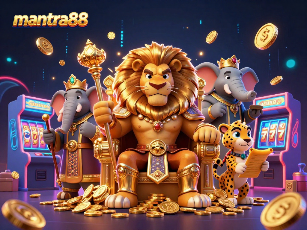 Engage with mantra88 and experience thrilling casino adventures with vibrant game elements and royal characters.