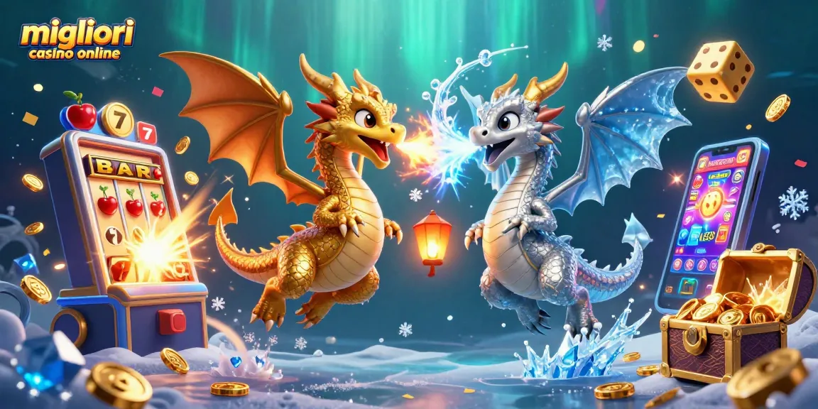 Scopri i migliori casino online mentre i draghi 3D volano e le slot machine esplodono di premi.