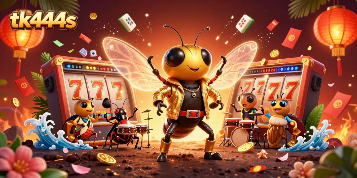 Experience thrilling gaming with tk444s in this vibrant casino scene filled with excitement.