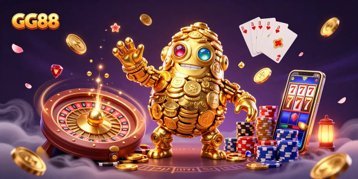 GG88 golem generating winning combinations with dynamic casino themes and rich graphics in online gambling.