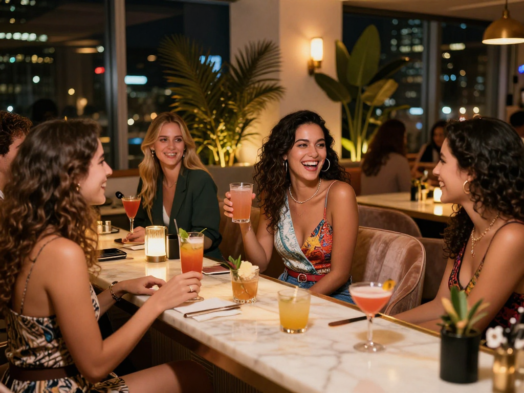 Gái gọi tại quán bar sang trọng với không gian ấm cúng