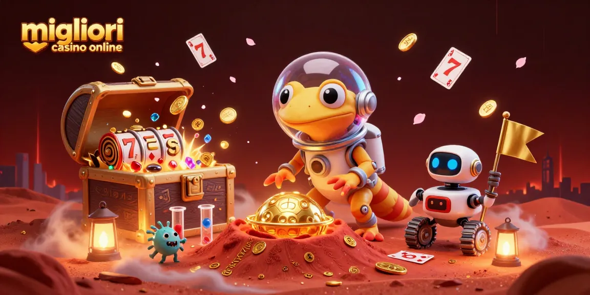 Migliori casino online: scopri il mondo dei casinò con un gecko marziano e giochi emozionanti.