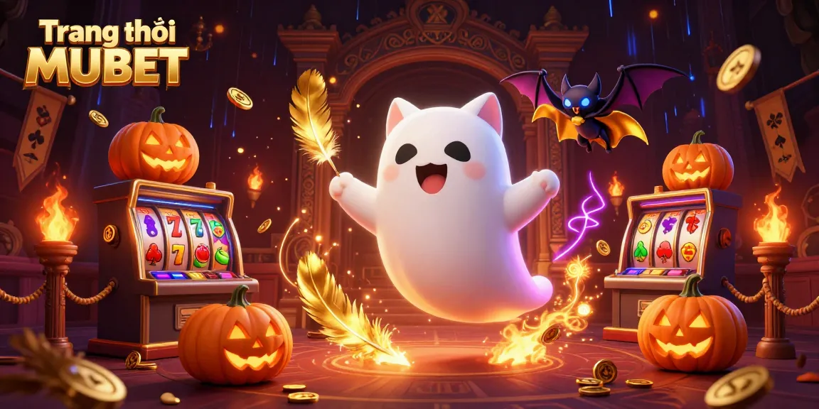 Engage with thrilling games and dazzling displays at Trang chủ MUBET's haunted casino scene