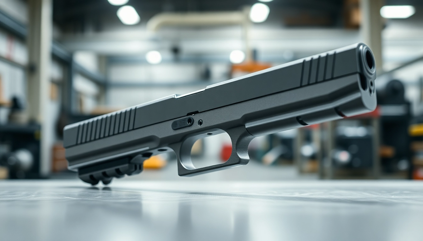 Discover the Glock 17 Gen 5 MOS slide OEM with its precise engineering and sleek design.