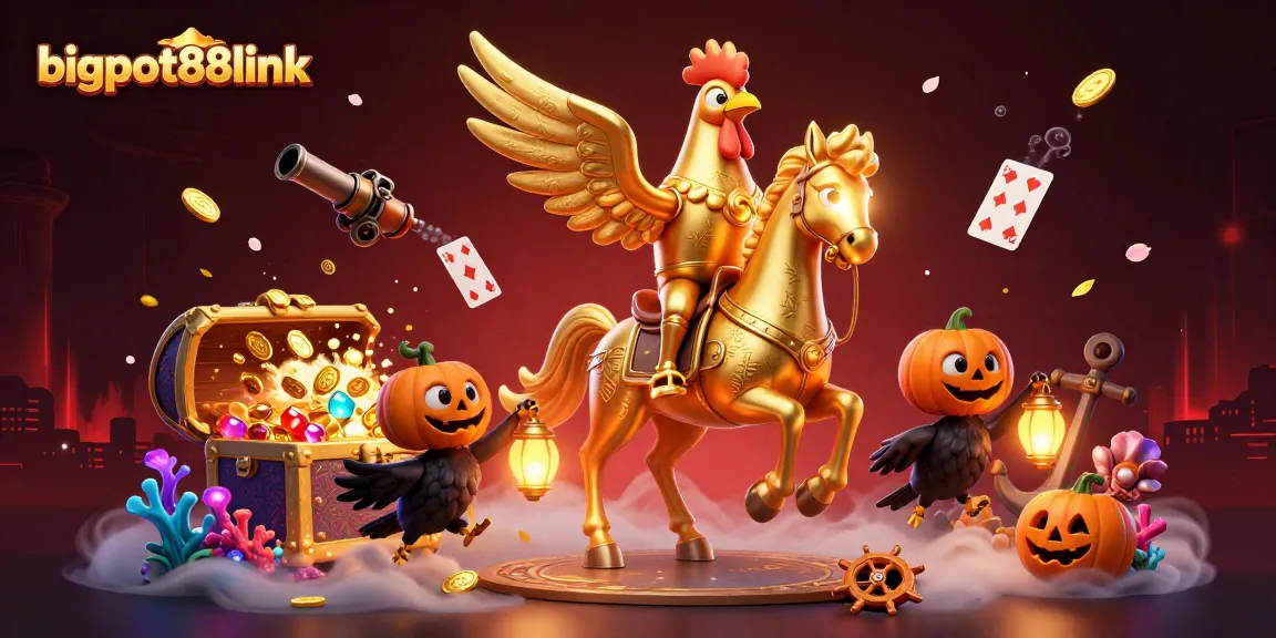 Experience the thrill of bigpot88link in this captivating casino scene with vibrant characters.