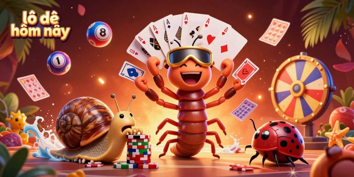 Engage with lô đề hôm nay through immersive lottery and bingo action in a vibrant 3D scene.