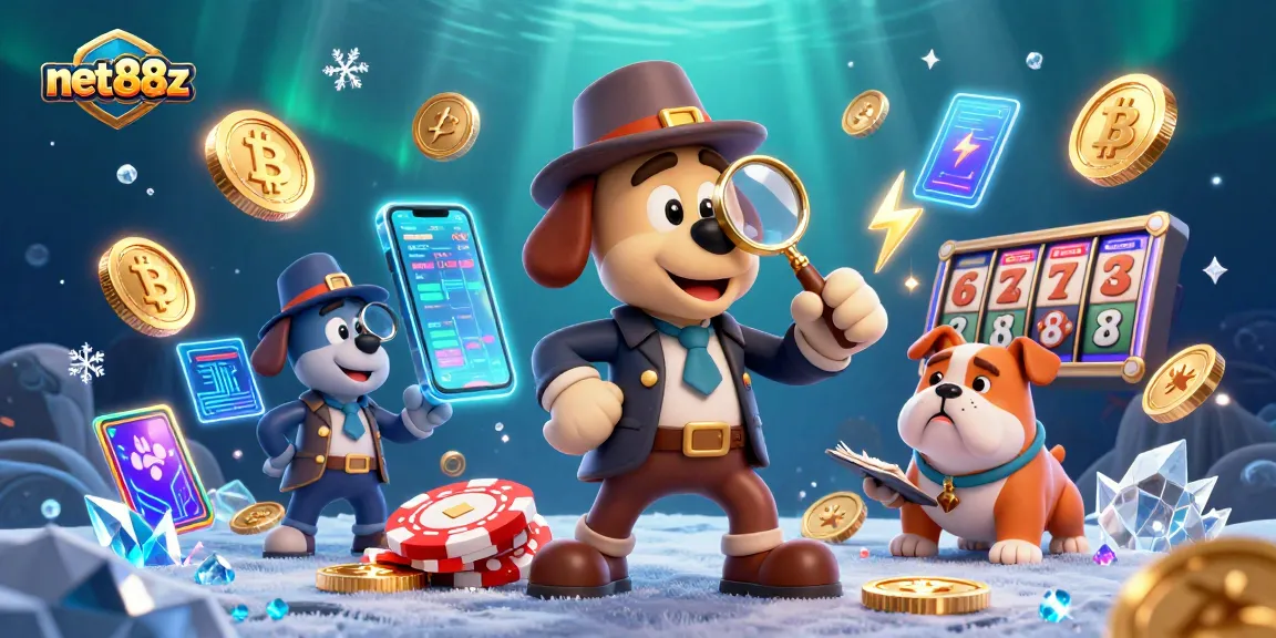 Engage with net88z's thrilling 3D casino adventure where a detective and his bulldog find clues.