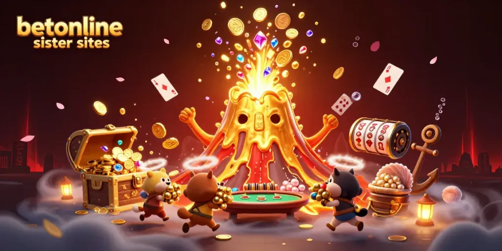Engage with betonline sister sites through thrilling slots and poker adventures with treasures everywhere.