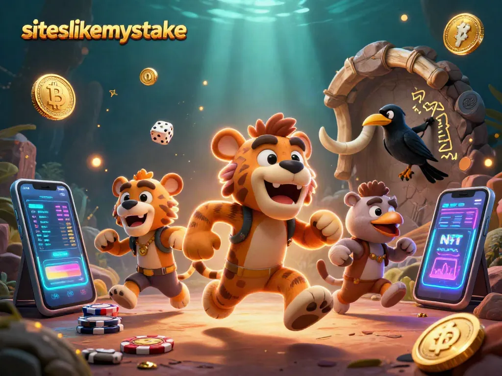Engage with siteslikemystake in an exciting prehistoric casino filled with crypto elements.