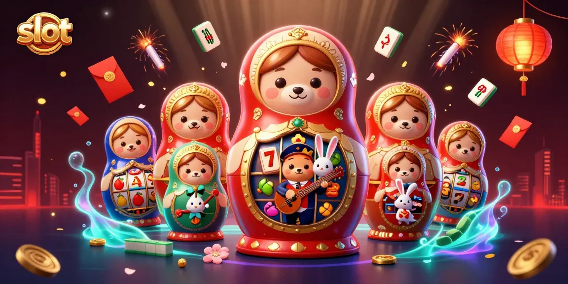 Experience thrilling slot action in a vibrant, animated casino scene full of excitement.