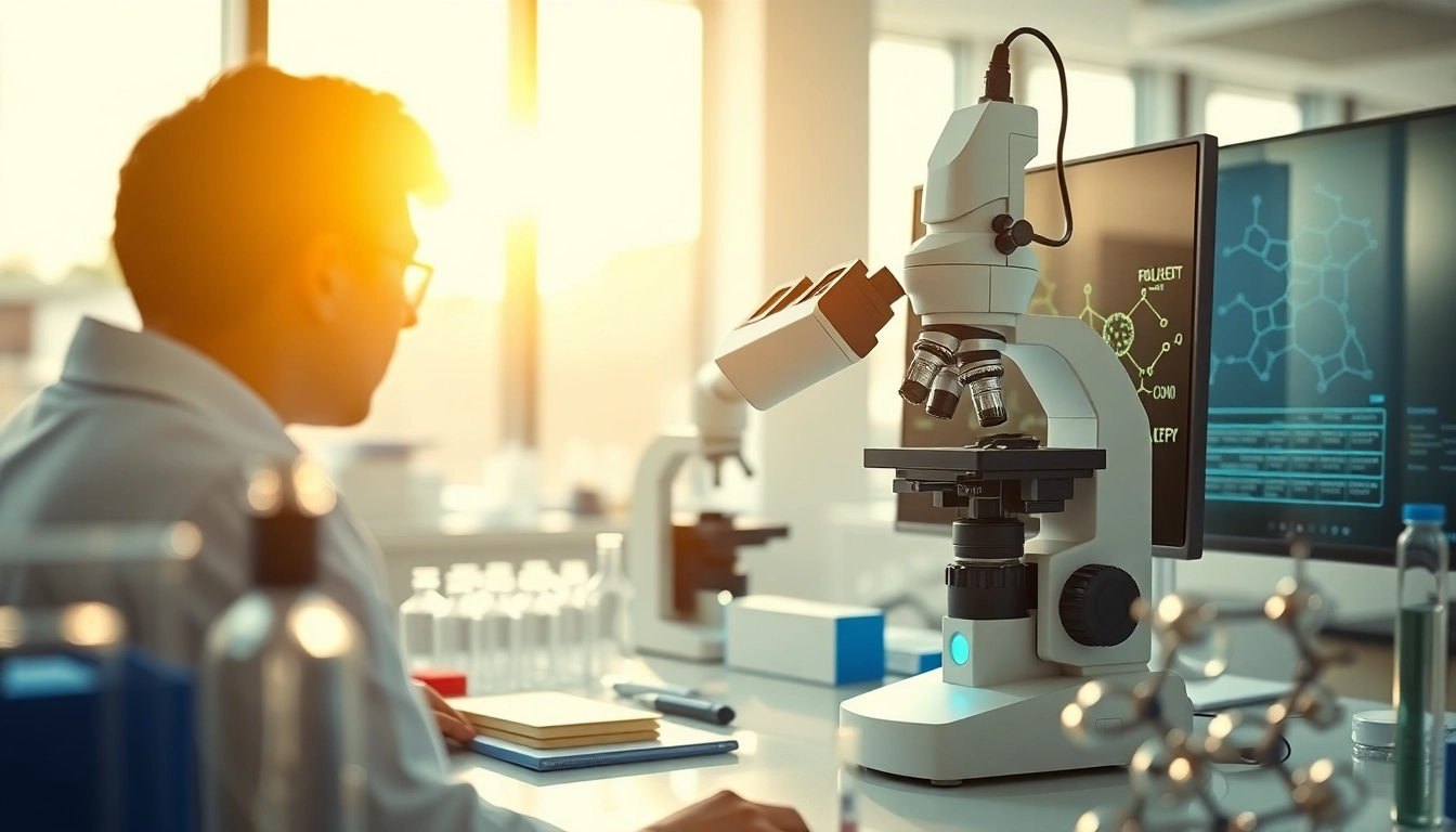 Analyze peptide price tool data with expert researchers in a modern lab environment.