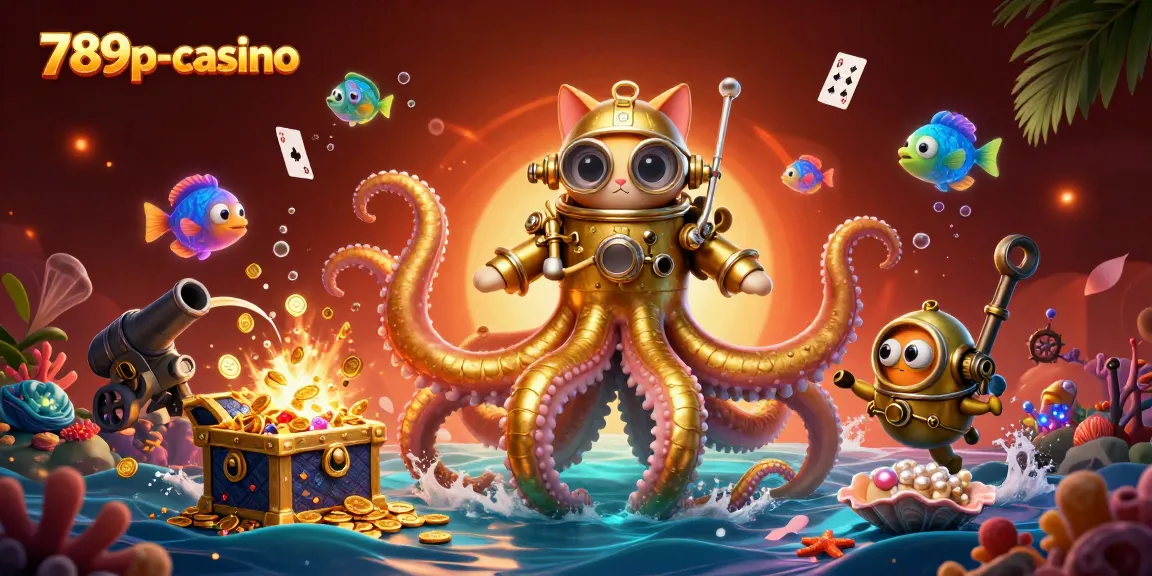 Engage in thrilling gameplay at 789p-casino with an exciting underwater theme.