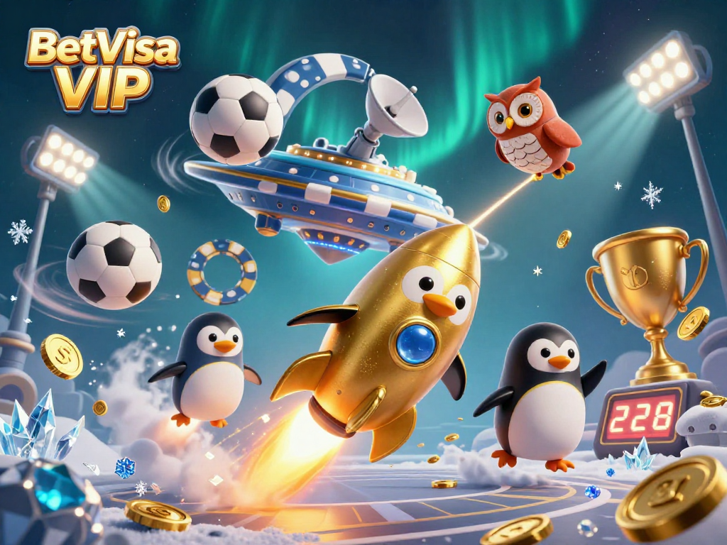 Experience thrilling gameplay with BetVisa VIP in a dynamic 3D casino scene.