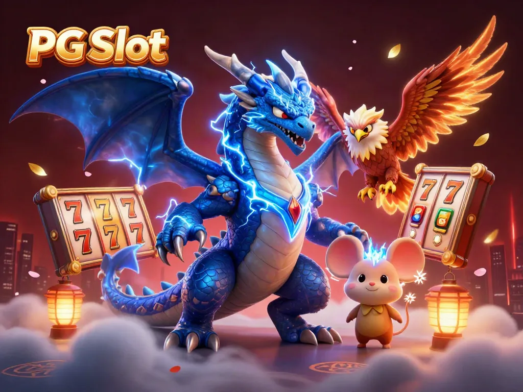 Experience the exhilarating PG Slot action with vibrant characters and dynamic game elements.