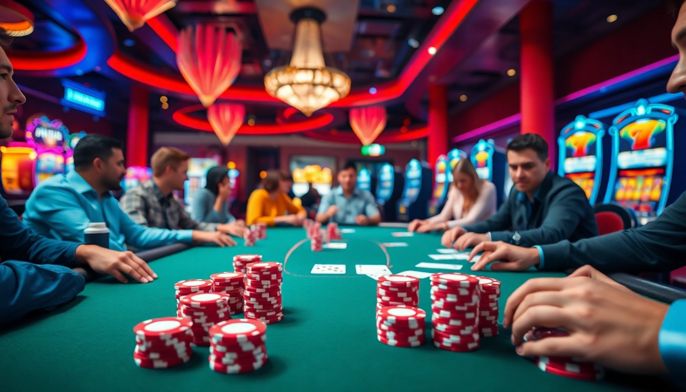 Mainkan emasputihtoto dengan penuh semangat di meja poker yang ramai.