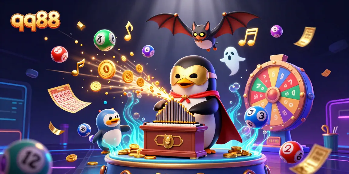 Engage in thrilling games at qq88 with a festive casino atmosphere full of vibrant elements and excitement.