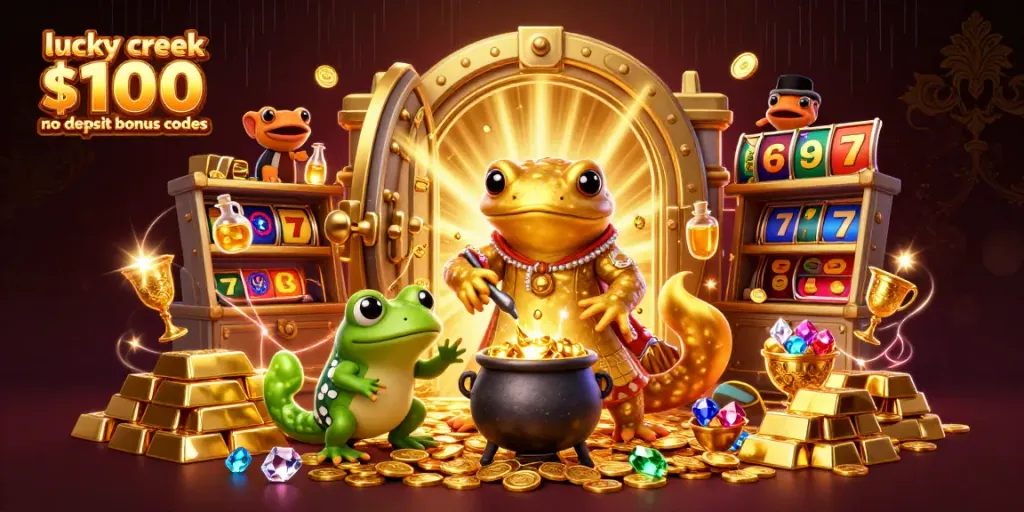 Stir up excitement with lucky creek $100 no deposit bonus codes in a magical casino realm.