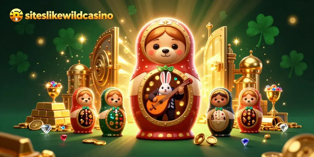 Celebrate wins at siteslikewildcasino with vibrant cartoon characters and casino-themed elements.